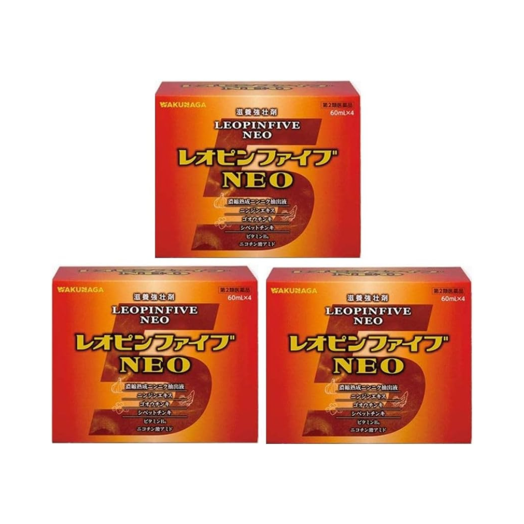 【第3類医薬品】レオピンファイブNEO 60mL×4 × 3箱