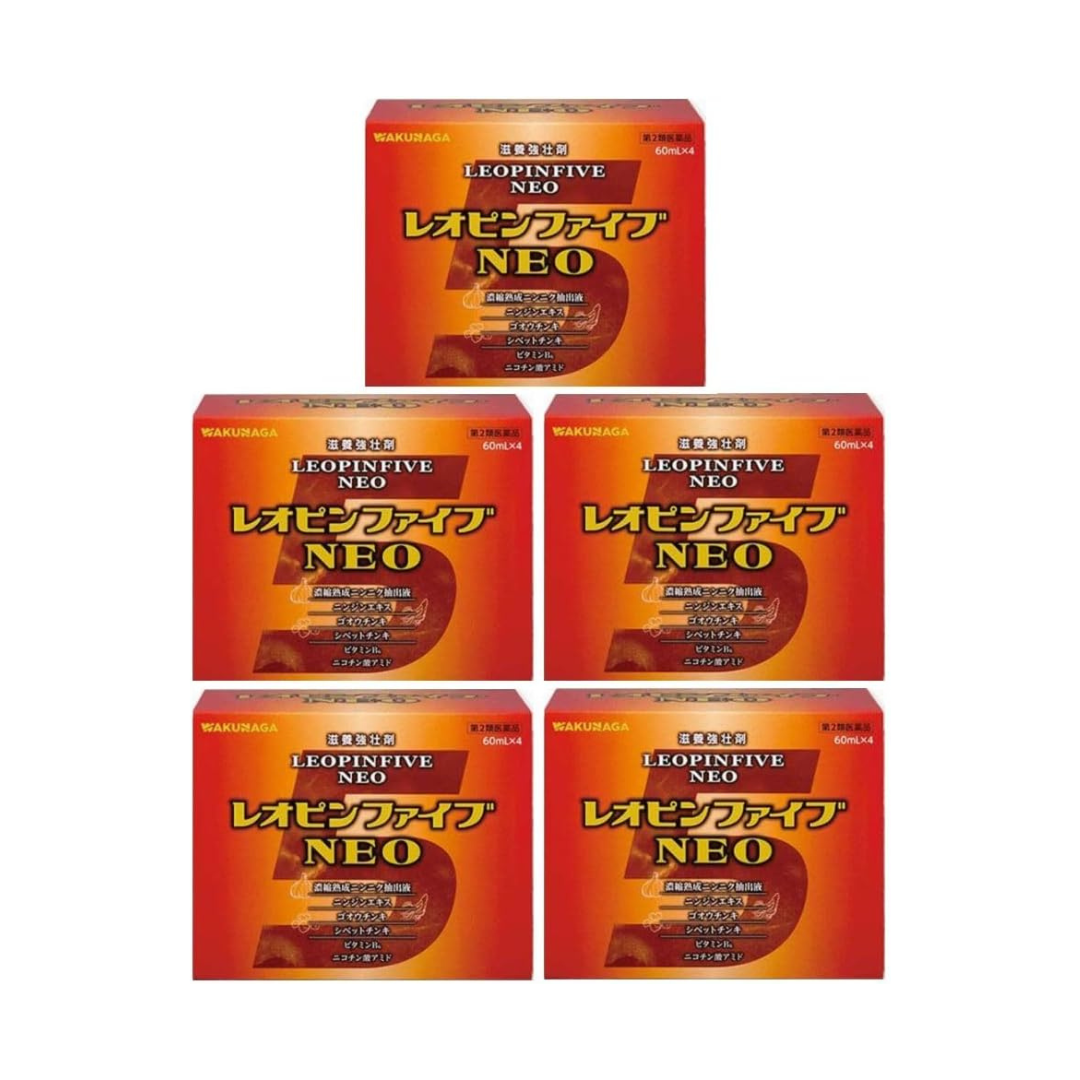 【第3類医薬品】レオピンファイブNEO 60mL×4 × 5箱